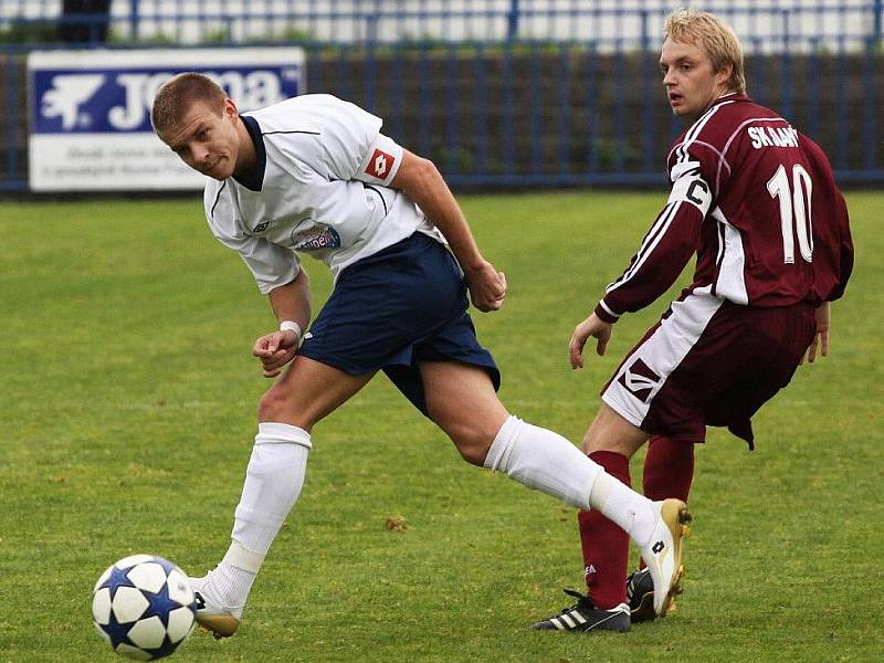 Slaný drtivým finišem přemohlo Tuchlovice, souboj Střela - Tauš