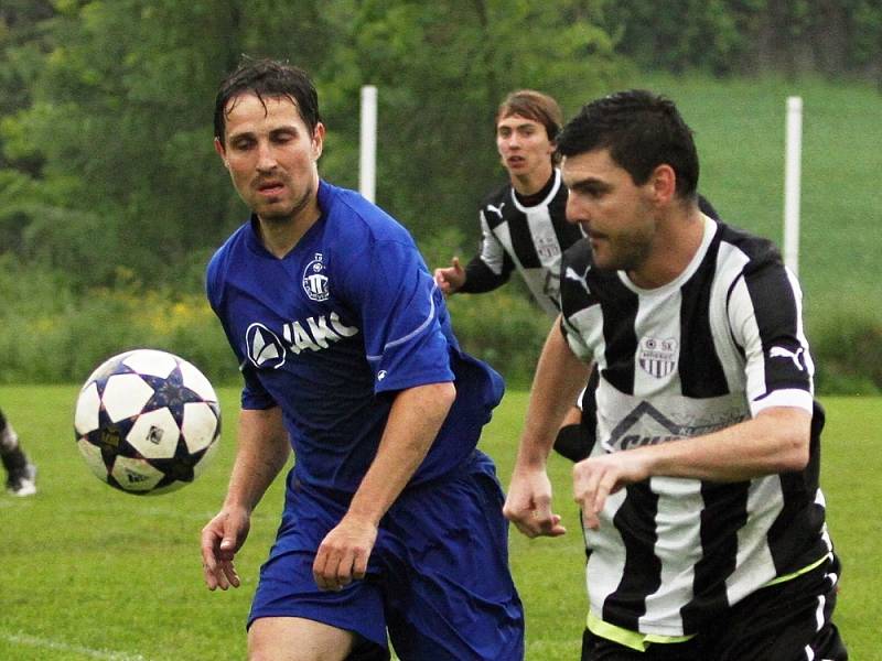 Čechie Velká Dobrá - SK Hřebeč 1:0 , utkání I.B stč. kraj, tř. 2012/13, hráno 1. 6. 2013