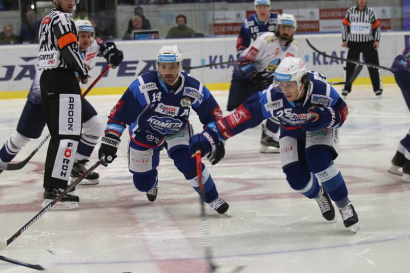 Kladno hostilo Kometu Brno, Jaromír Jágr hostil Tomáše Plekance.