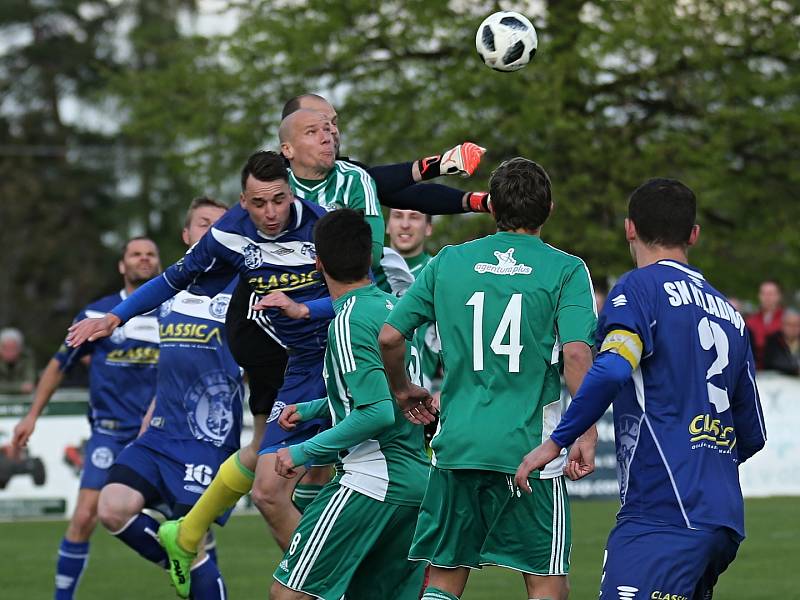 Sokol Hostouň - SK Kladno 2:0, Divize B, 28. 4. 2019