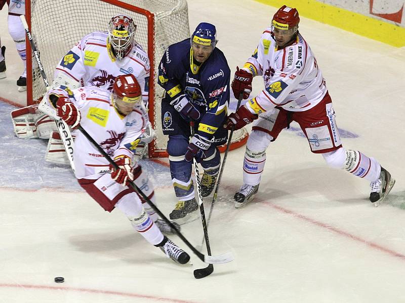 Rytíři Kladno - HC Oceláři Třinec, 34. kolo ELH 2012-13, 27.12.12