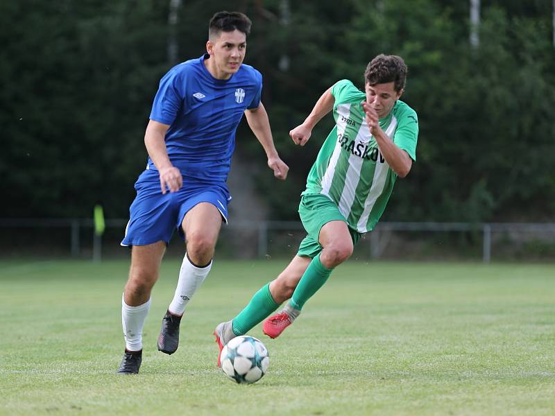 Braškov - Lány 2:3 pk, finále turnaje u příležitosti 700 let obce Družec / 19. 7. 2020