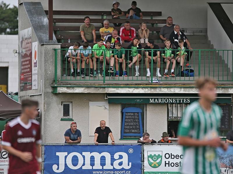 Sokol Hostouň - Sparta Praha U19 2:2, přátelské přípravné utkání 21.7. 2021