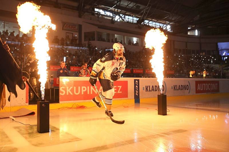 Kladno - Chomutov, domácí slavili s plným stadionem postup do extraligy