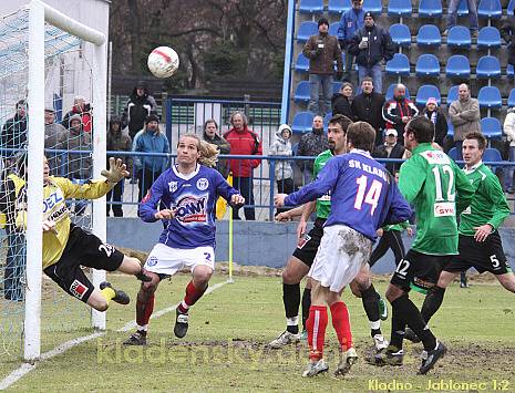 SK Kladno - FK Baumit Jablonec 1:2 , 19.kolo Gambrinus ligy 2008/9, 8.3.2009