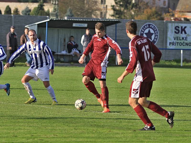 SK Velké Přítočno - SK Slaný B 2:6, OP. okr. Kladno, 2014-5, 1.11.2014