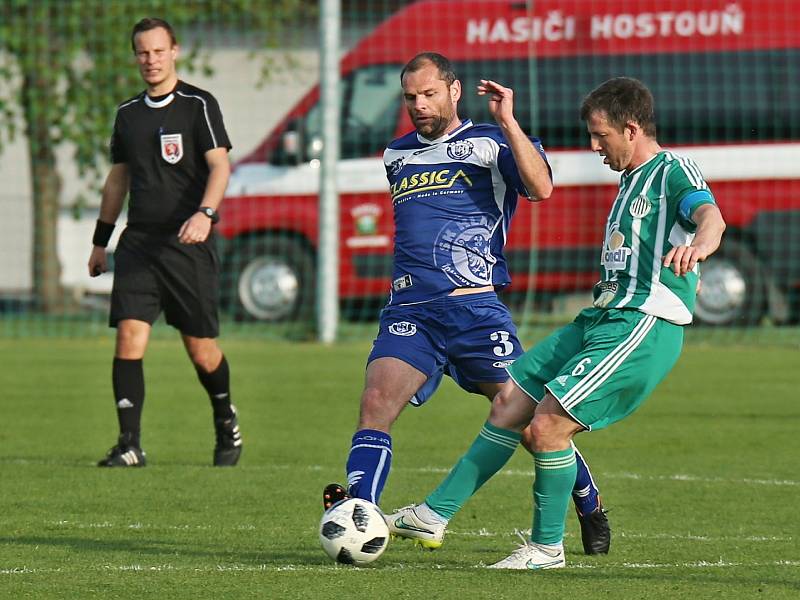 Sokol Hostouň - SK Kladno 2:0, Divize B, 28. 4. 2019