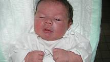 David Prach, 13.11. 2007, Běleč, váha 3,35 kg, míra 47 cm, rodiče Andrea Hlavatá a Karel Prach (porodnice Kladno).