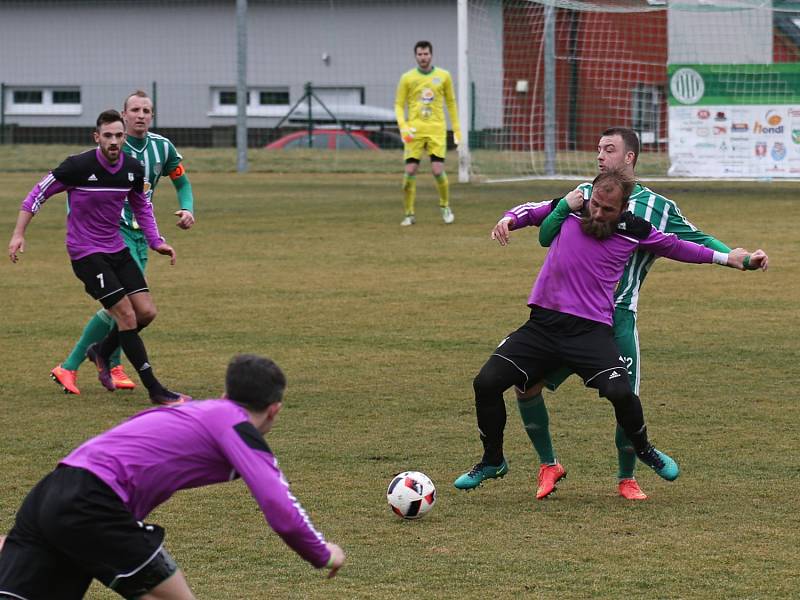 Sokol Hostouň - Tatran Rakovník 0:1, Divize B, 19. 3. 2017