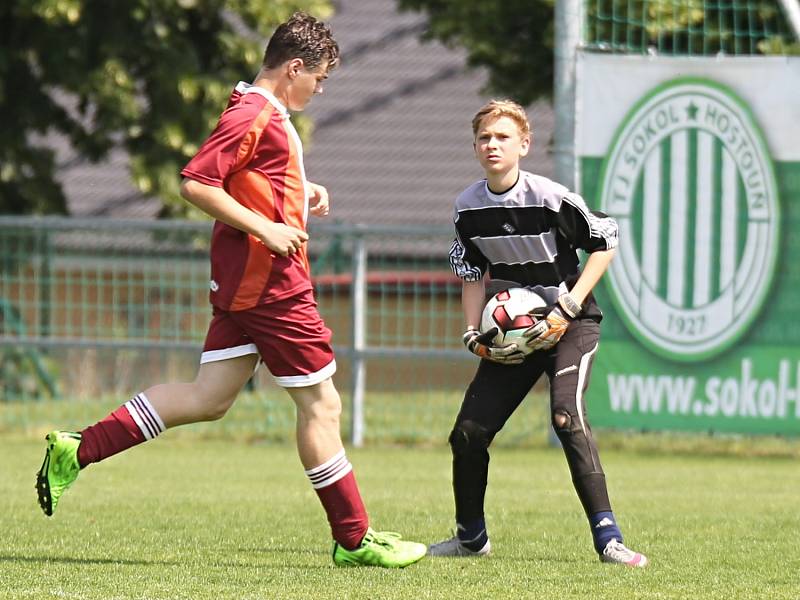 Sokol Hostouň - SK Zichovec 7:1 (3:1), U15 - OP Kladno, 21. kolo, 26. 5. 2018