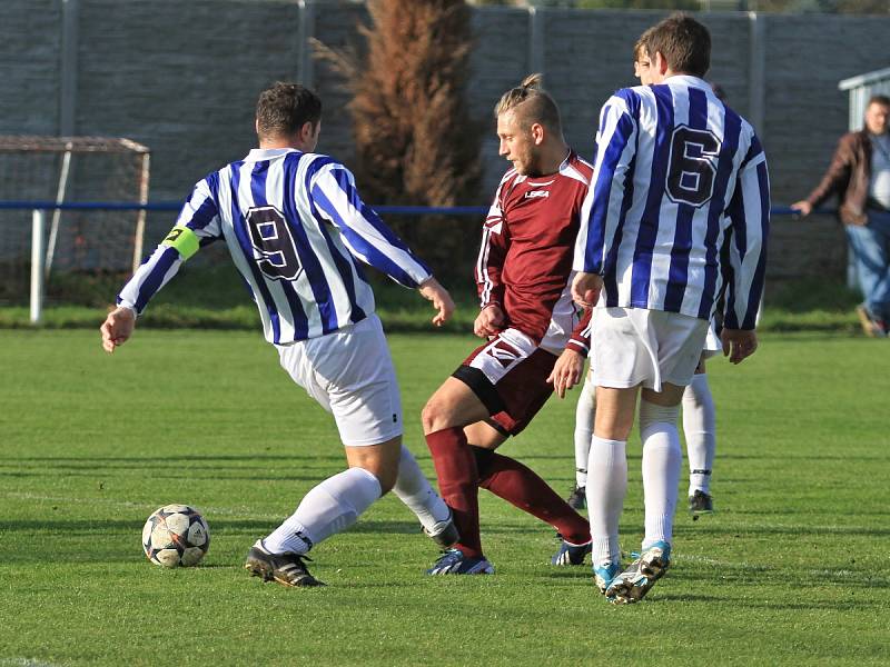 SK Velké Přítočno - SK Slaný B 2:6, OP. okr. Kladno, 2014-5, 1.11.2014