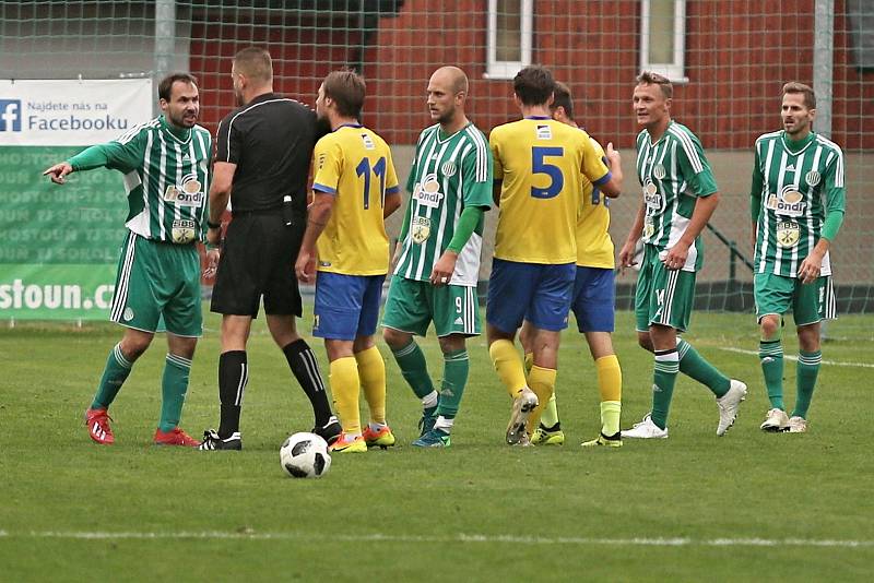 Sokol Hostouň - FC Písek 0:1, FORTUNA:ČFL, 8. 9. 2019