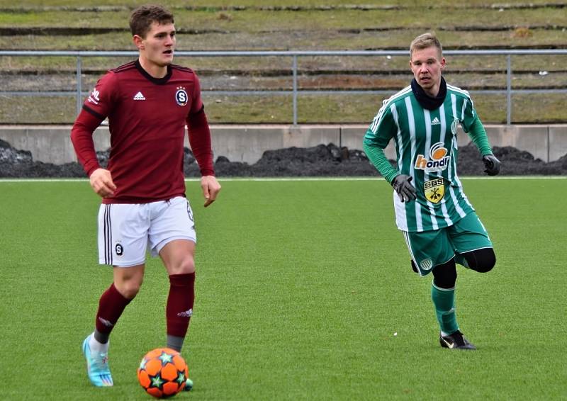 Sparta B porazila na Strahově v přípravě Hostouň 2:0.