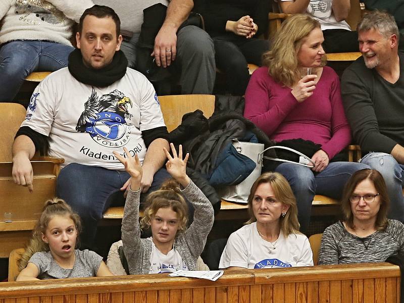 Kladno volejbal cz - Fatra Zlín 3:1, Extraliga volejbalu, Kladno, 7. 12. 2019