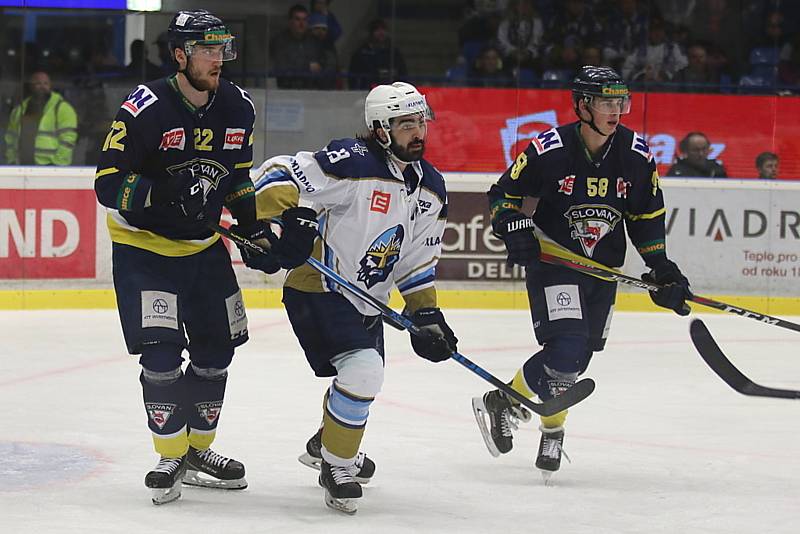 Hokejová Chance liga: Rytíři Kladno - HC Slovan Ústí nad Labem 3:2.