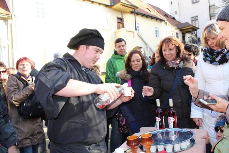 Svatomartinskou tradici si lidé připomněli na Křivoklátu.