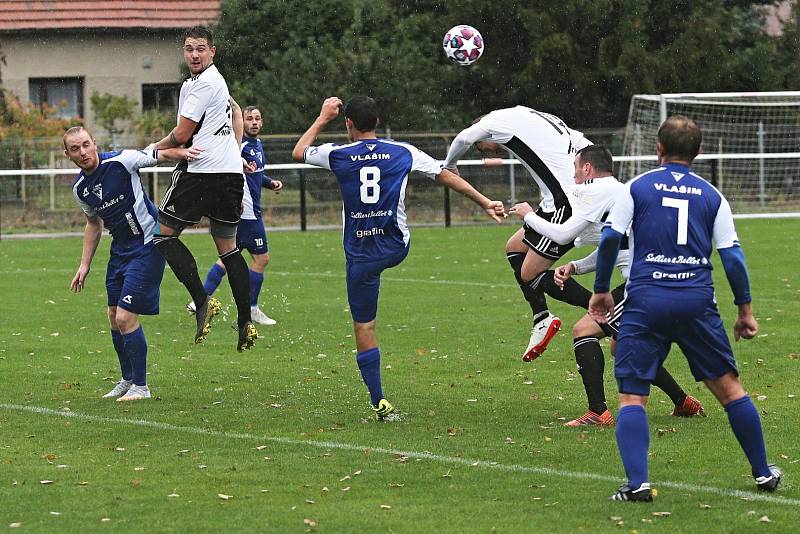 TJ SK Hřebeč - FC Sellier & Bellot Vlašim "B" 2:1 (0:0), KP, 26. 9. 2020