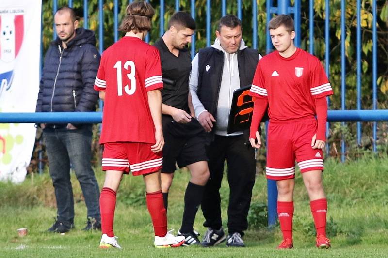 SK Baník Libušín - FC Čechie Velká Dobrá 3:1 (2:1), I.A tř., 16. 10. 2021