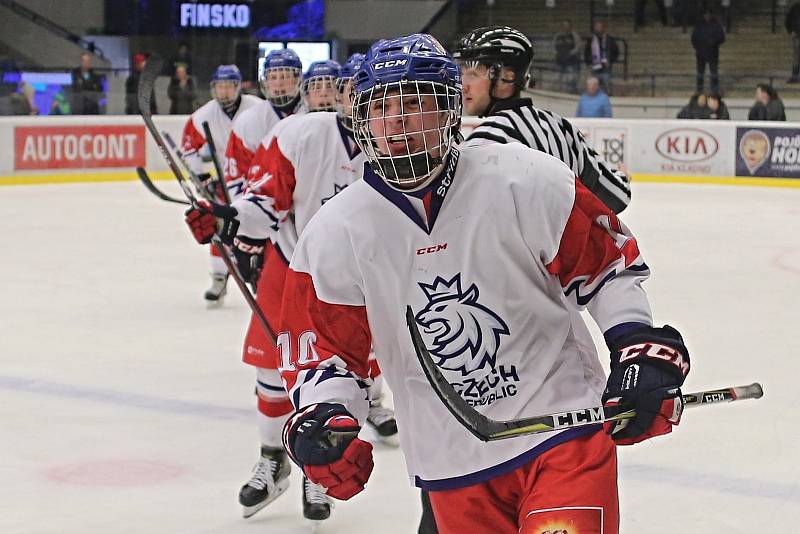 Česká republika - Finsko 3:2 sn, příprava U17 - 30. 12. 2018 Čez Stadion Kladno