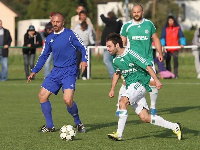 Sokol Hostouň - SK Hvozdnice 1:1, I.A. tř., 4.5.2014