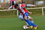 Hostouň (v zeleném) nečekaně padla v Berouně 0:2. Domácí legenda Marek Horel