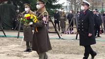 Lidičtí a členové kladenské obce legionářské se poklonili památce výsadkářů operace Silver A.