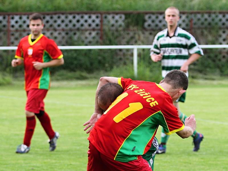 Slavoj Koleč - FK Žižice 1:0 , utkání III. tř., sk. B, okr. Kladno, 8. 6. 2013