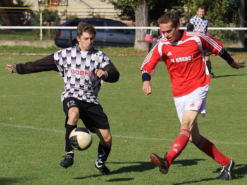 Hřebeč - Dobříš 0:2 (0:0), utkání I.A, tř. 2011/12 , hráno 15.10.2011