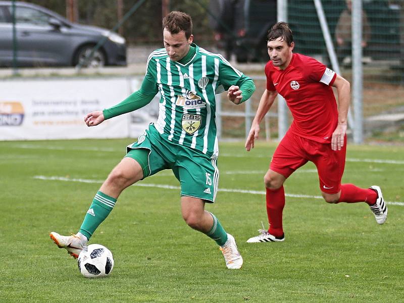 Sokol Hostouň - FK Ostrov 7:1 (2:0), Divize B, 23. 9. 2018