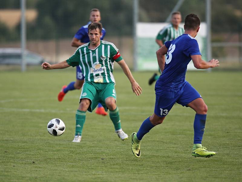 Sokol Hostouň - FC Slavoj Vyšehrad 5:4, 1. kolo Českého poháru - MOL CUP, 15. 8. 2018