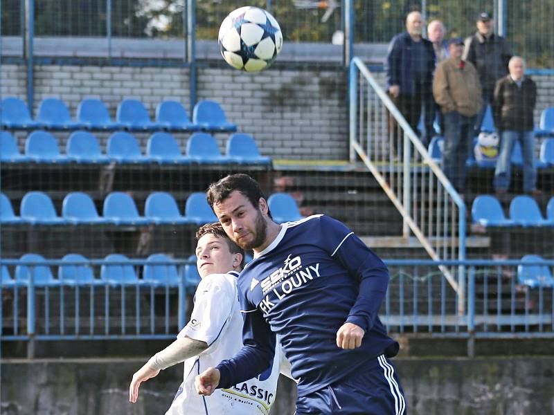 SK Kladno - FK SEKO LOUNY 3:2 (2:1), Divize B, 14. 10. 2017