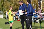 Meziokresní turnaj fotbalových výběrů U11 a U12 v Kladně-Švermově se zúčastnily týmy Kladno, Rakovník, Beroun a Mělník.