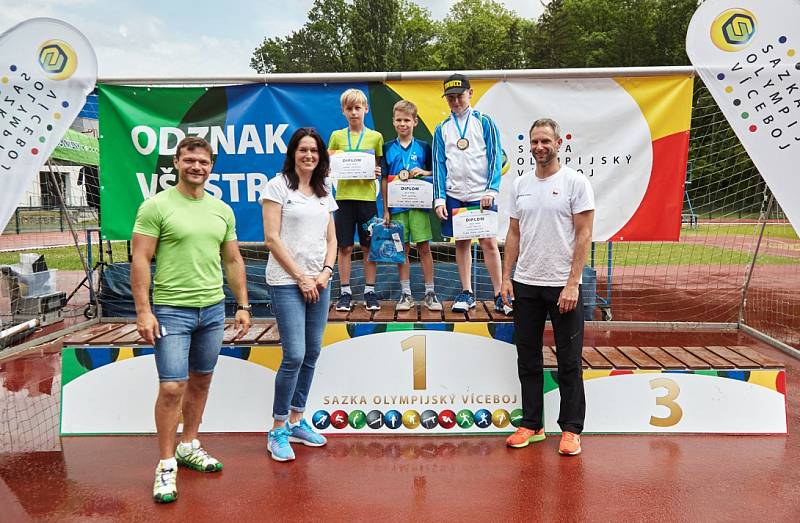 V Čáslavi proběhlo za účasti hvězd minulosti Šárky Kašpárkové či Michala Janáčka krajské kolo Odznaku všestrannosti