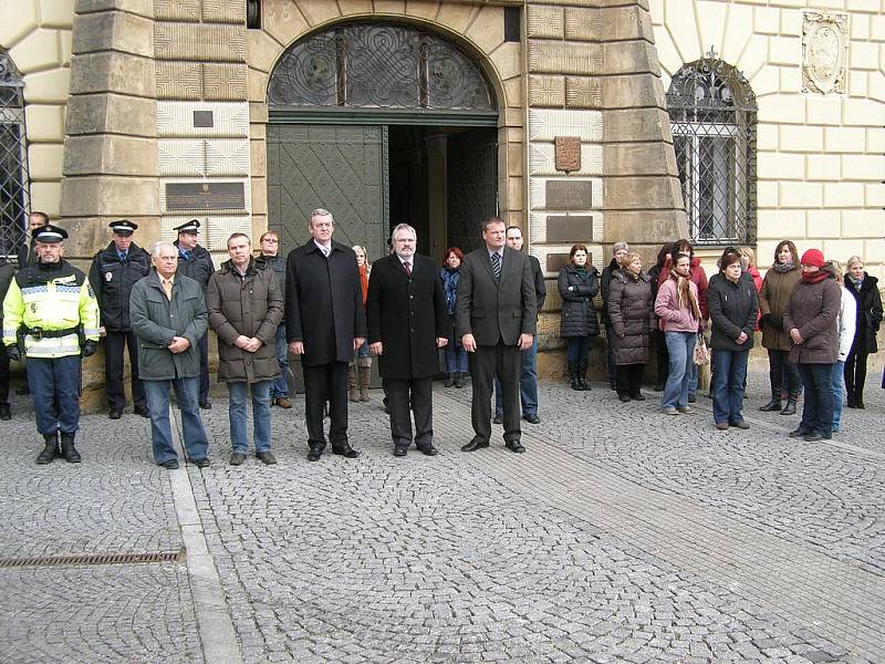 Minuta ticha v Kladně. 