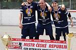 Alpiq obhájil titul! // Alpiq Kladno - HBT Vlašim 4:1, poslední zápas play off, CCM Extraliga hokejbalu 2014-2015, 31.5. 2015