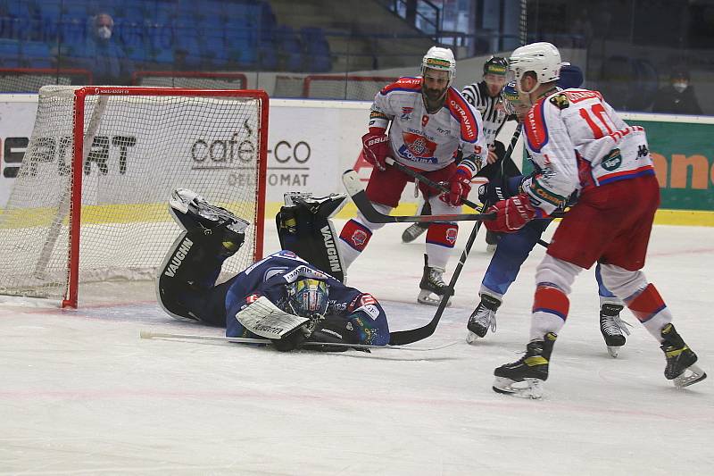 Chance liga, úvodní duel semifinále play -off Kladno - Poruba