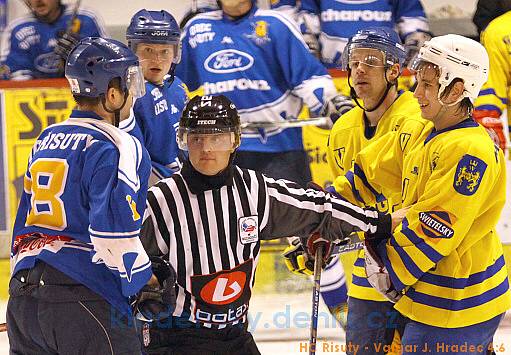 HC Řisuty - Vajgar Jindřichův Hradec 4:6, hráno 19.3.2009