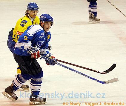 HC Řisuty - Vajgar Jindřichův Hradec 4:6, hráno 19.3.2009