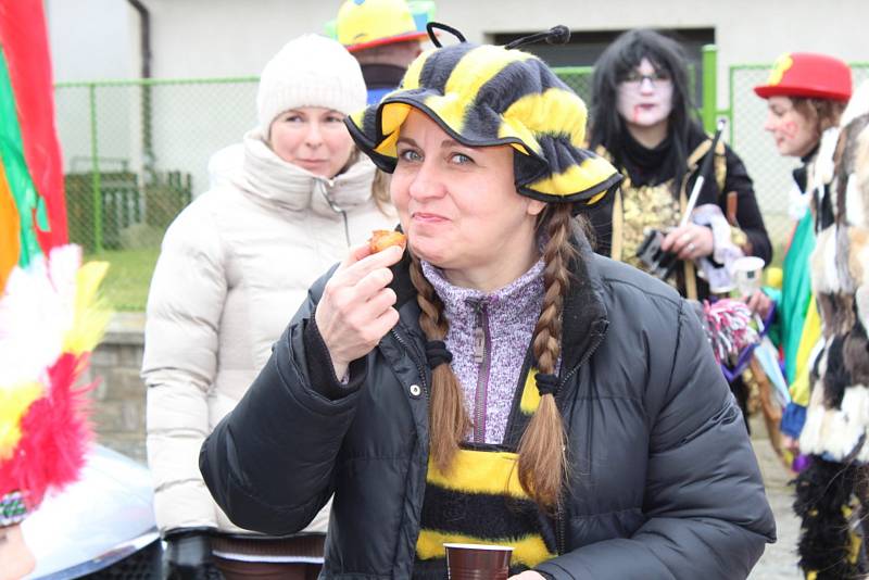 Do ulic se vydala široká škála maškar, nechyběli například tradiční medvědi.