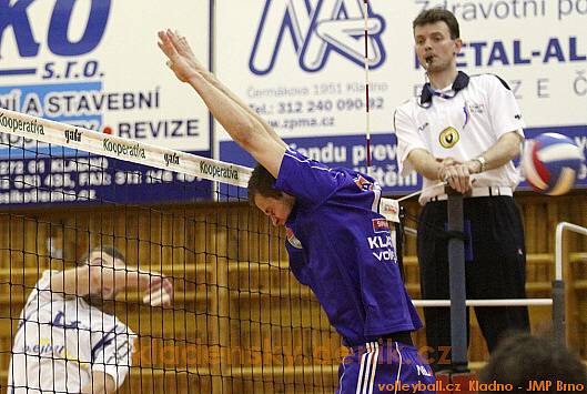 Kladno volleyball.cz -JMP Brno , Play-off čtvrtfinále, volejbalová Kooperativa extraliga mužů, 6.3.2009