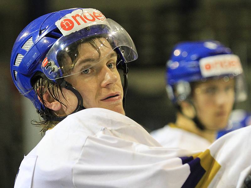 Jakub Strnad // Alpiq Kladno – HC Vítkovice 2:2, 2. utkání předkola play off Noen extraligy, 15.3.2012