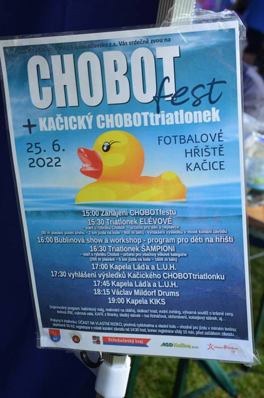 CHOBOTfest a Kačický CHOBOTtriatlonek.