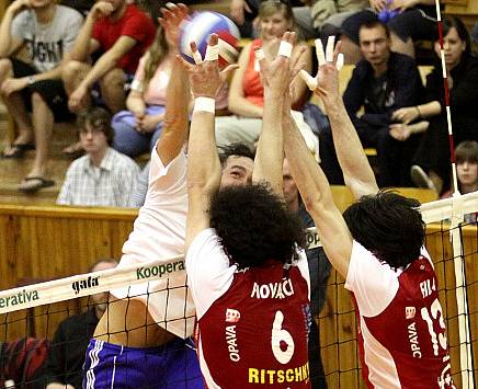 Kladno volleyball.cz - VK Opava , Play-off semifinále, volejbalová Kooperativa extraliga mužů, 11:4.2009 