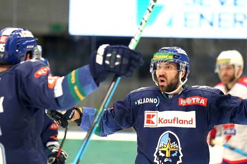 Kladno porazilo Porubu i ve druhém semifinále. Antonín Melka soupeře zlomil třetím gólem a přidal ještě jeden.