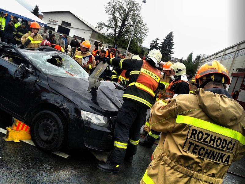 Krajská soutěž. Kladenští hasiči získali bronz