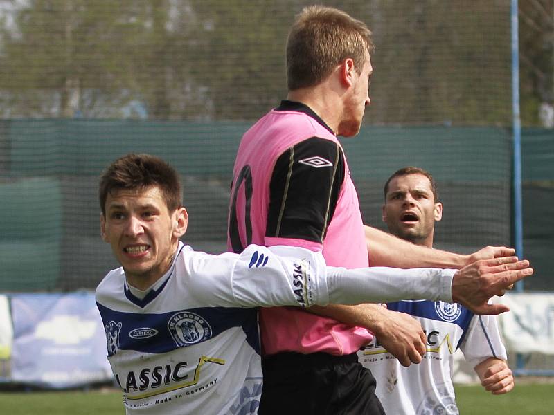 SK Kladno - FK Roudnice nad Labem 1:2, utkání 23.k. CFL. ligy 2011/12, hráno 14.4.2012