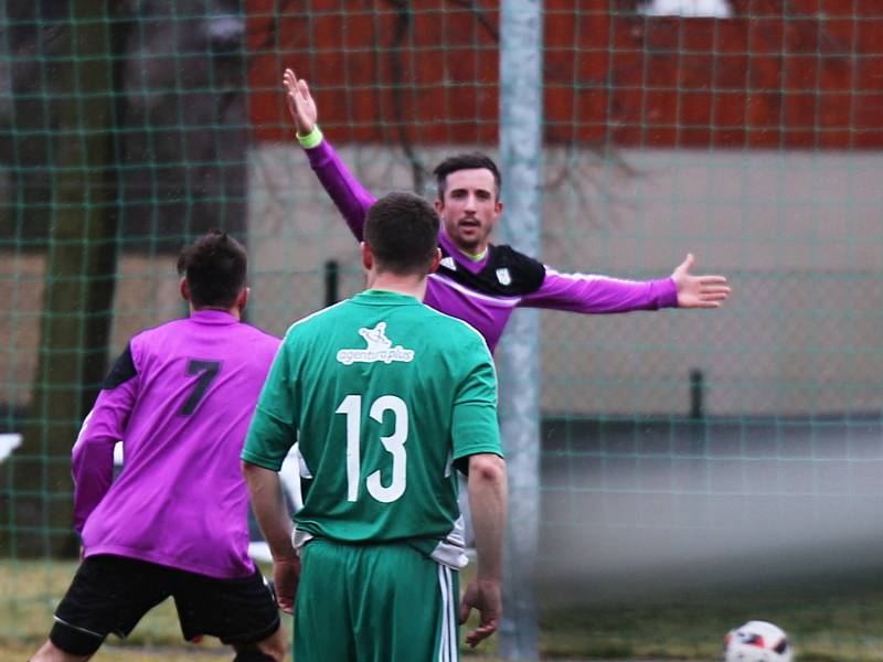 Sokol Hostouň - Tatran Rakovník 0:1, Divize B, 19. 3. 2017