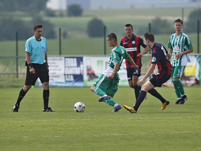 Sokol Hostouň - FK Baník Souš 7:2 (4:0), Divize B, 16. 6. 2018