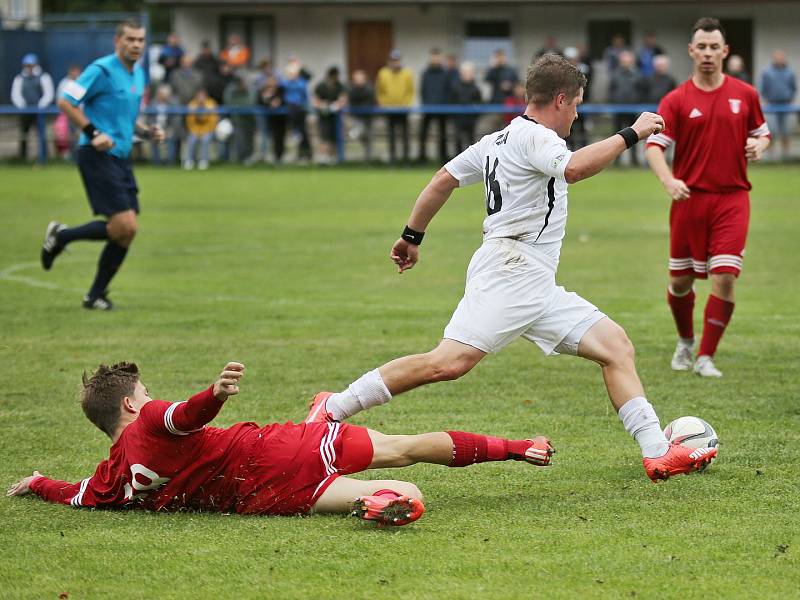 Baník Libušín - SK Hřebeč  2:3pk, KP, 23. 9. 2018