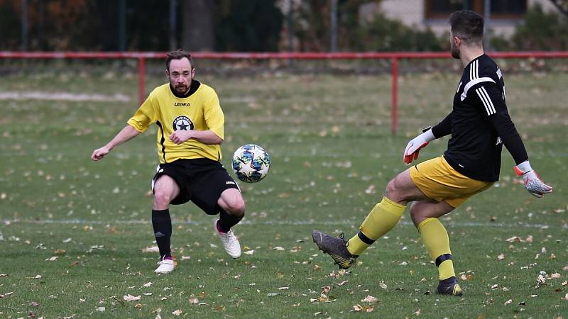 Sportovní klub Buštěhrad z.s. - SK Baník Libušín, z.s. "B" 4:1 (2:1), OP Kladno, 23. 10. 2021